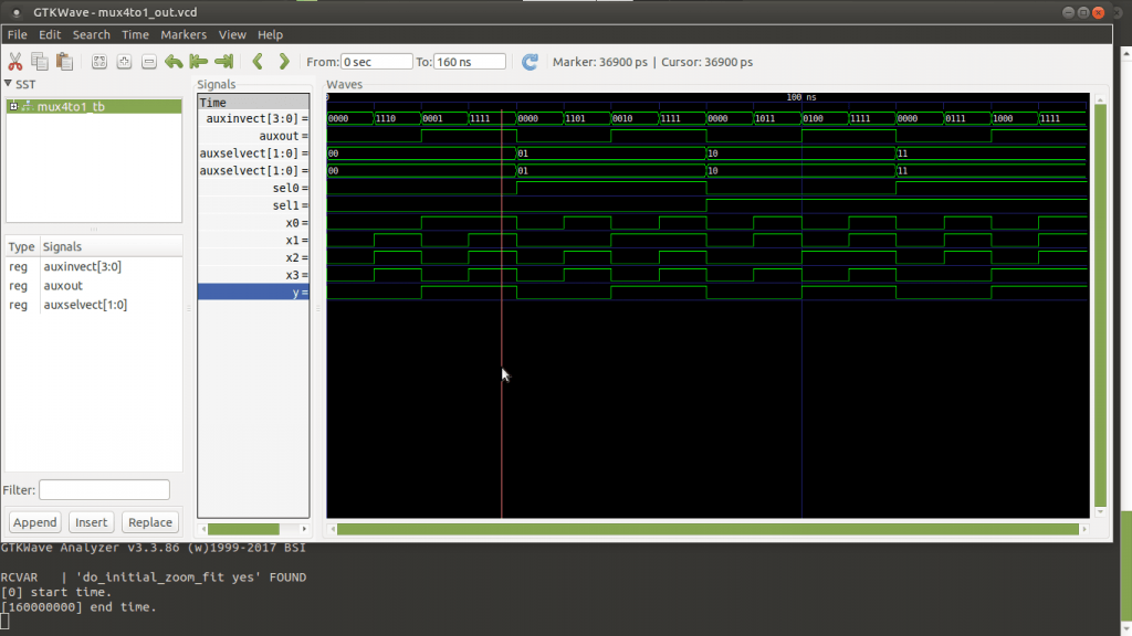 VHDL multiplexor 4 a 1 son selección de 2 bits